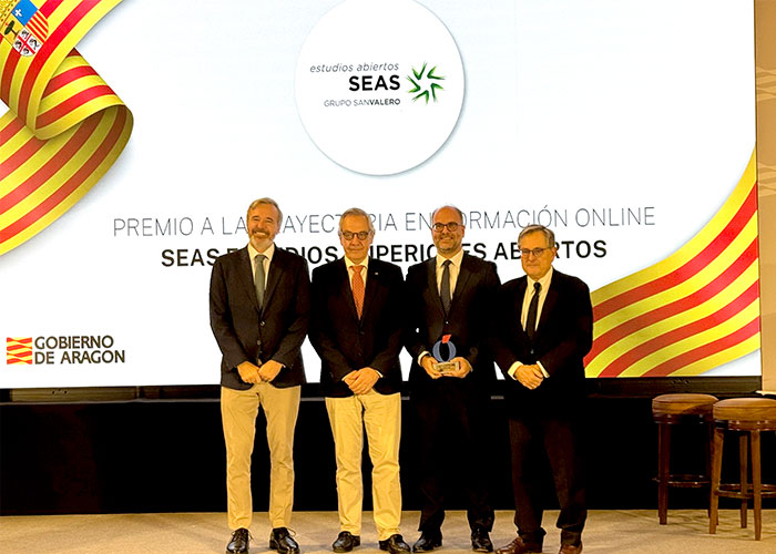 SEAS recibe el premio a la trayectoria en formación online