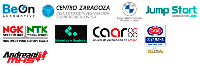 Logos empresas colaboradoras con el Máster en Ingeniería del Motorsport