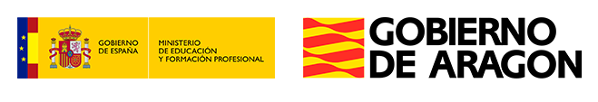 Logos Ministerio de Educación y Gobierno de Aragón - INAEM SEAS