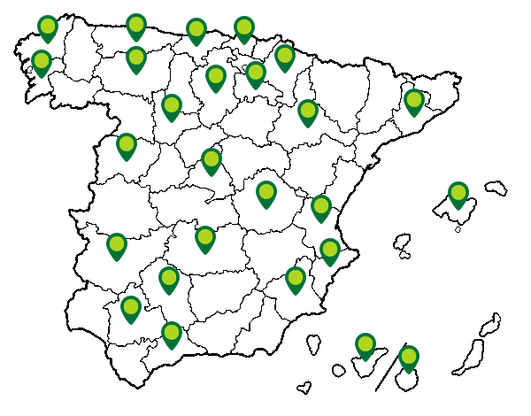 Centros examinadores para Ciclos Formativos Online