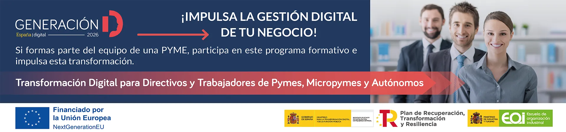 Programa Transformación Digital para Directivos - Next Generation